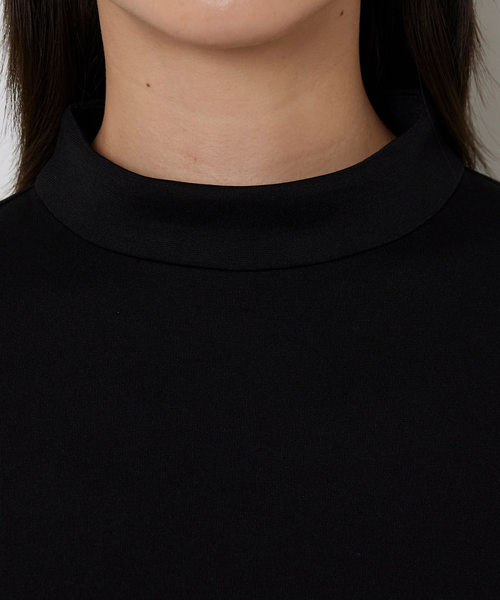 NARACAMICIE(ナラカミーチェ)の「【NARACAMICIE】ハイネックドッキングカットソー(Tシャツ/カットソー・レディース・ブラック/ホワイト・XL/M)」の7枚目の写真