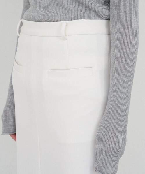 SHENERY（シーナリー）の「ポンチIラインスカート（スカート・レディース・アイボリー/ブラック・38/36）」の11枚目の写真