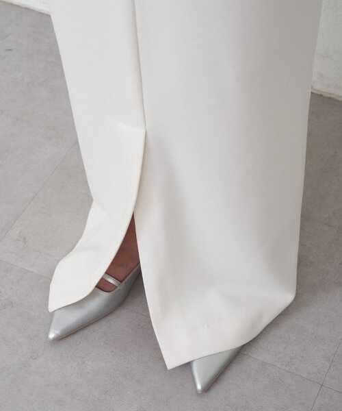 SHENERY（シーナリー）の「ポンチIラインスカート（スカート・レディース・アイボリー/ブラック・38/36）」の12枚目の写真