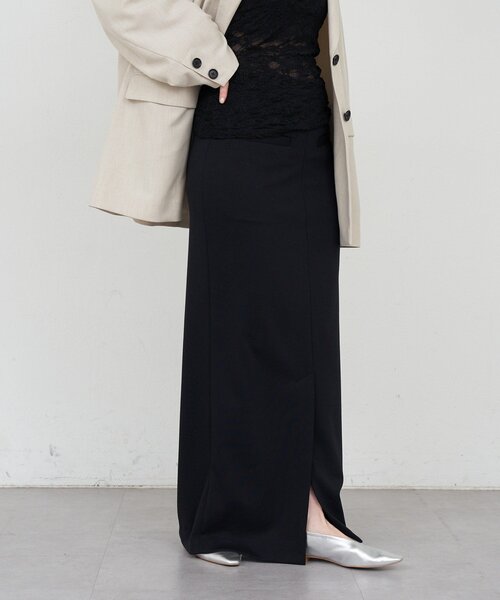 SHENERY（シーナリー）の「ポンチIラインスカート（スカート・レディース・アイボリー/ブラック・38/36）」の17枚目の写真