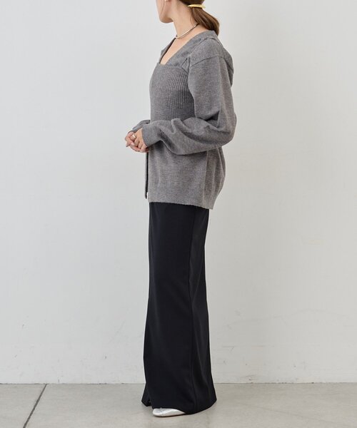 SHENERY（シーナリー）の「ポンチIラインスカート（スカート・レディース・アイボリー/ブラック・38/36）」の22枚目の写真