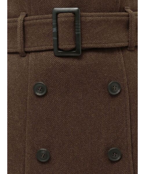 MERCURYDUO(マーキュリーデュオ)の「アシメタックトレンチスカート(スカート・レディース・ライトグレー/ブラウン・SMALL/MEDIUM)」の18枚目の写真