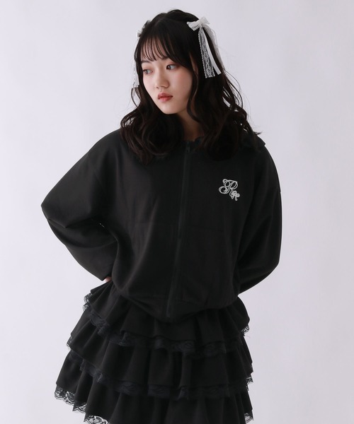 repipi armario(レピピ アルマリオ)の「【2個SET】レースサテンクリップ(バレッタ/ヘアクリップ・キッズ・ブラック/グレー/ブルー/ホワイト・ONESIZE)」の9枚目の写真
