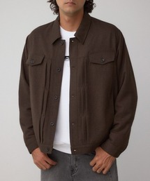 AZUL BY MOUSSY（アズールバイマウジー）の「ネップ入りシャツブルゾン（ブルゾン）」