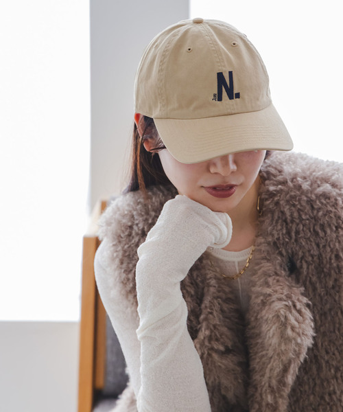 Noble(ノーブル)の「《WEB/なんばCITY店限定》N.Jam/エヌジャム キャップ(キャップ・レディース・ベージュ/アイボリー・FREE)」の2枚目の写真