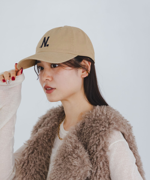 Noble(ノーブル)の「《WEB/なんばCITY店限定》N.Jam/エヌジャム キャップ(キャップ・レディース・ベージュ/アイボリー・FREE)」の7枚目の写真