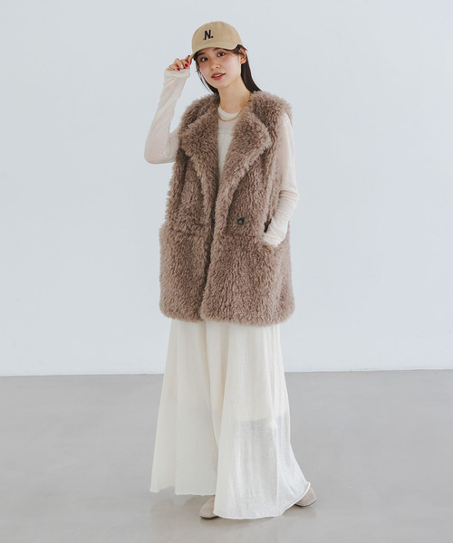 Noble(ノーブル)の「《WEB/なんばCITY店限定》N.Jam/エヌジャム キャップ(キャップ・レディース・ベージュ/アイボリー・FREE)」の8枚目の写真