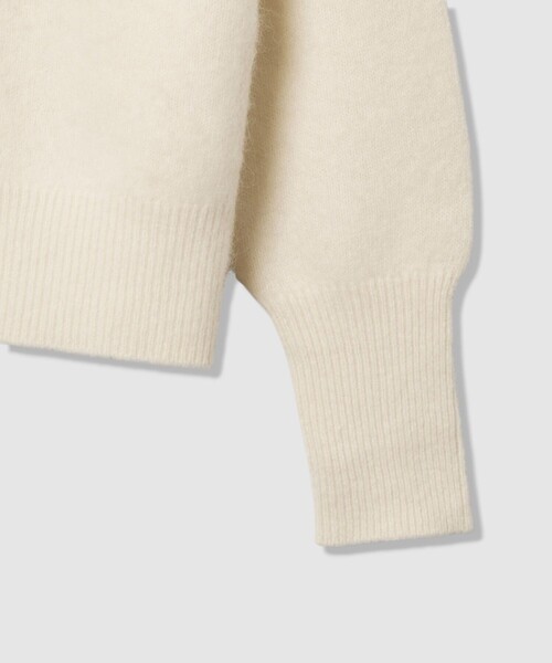 ANAYI(アナイ)の「フラッフィジップアップカーディガン(カーディガン/ボレロ・レディース・グレイッシュベージュ/オフホワイト・38)」の17枚目の写真