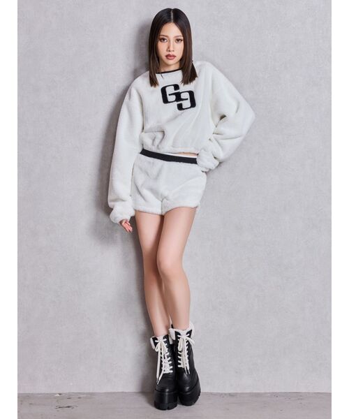 GYDA（ジェイダ）の「TANK SOLES BOAショートブーツ（ブーツ・レディース・ベージュ/ブラック・SMALL/MEDIUM/LARGE）」の15枚目の写真