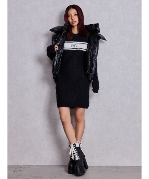 GYDA（ジェイダ）の「TANK SOLES BOAショートブーツ（ブーツ・レディース・ベージュ/ブラック・SMALL/MEDIUM/LARGE）」の20枚目の写真