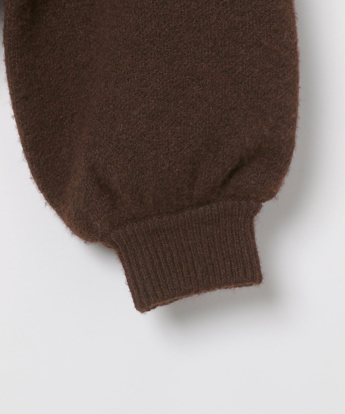 LEPSIM（レプシィム）の「WZIPニットブルゾン　598451（ブルゾン・レディース・ブラウン/ブラック・FREE）」の7枚目の写真