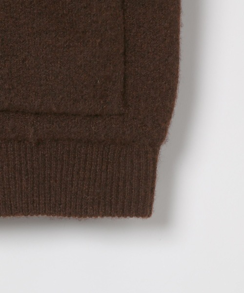 LEPSIM（レプシィム）の「WZIPニットブルゾン　598451（ブルゾン・レディース・ブラウン/ブラック・FREE）」の8枚目の写真