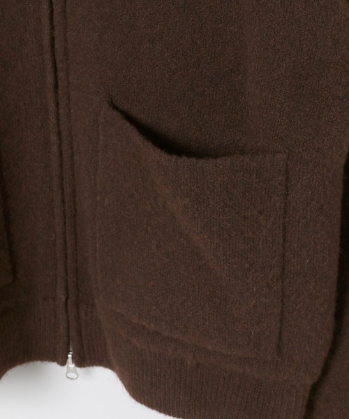 LEPSIM（レプシィム）の「WZIPニットブルゾン　598451（ブルゾン・レディース・ブラウン/ブラック・FREE）」の10枚目の写真