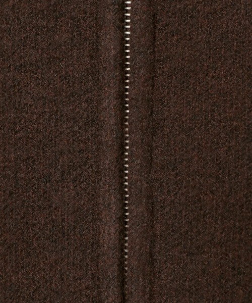 LEPSIM（レプシィム）の「WZIPニットブルゾン　598451（ブルゾン・レディース・ブラウン/ブラック・FREE）」の5枚目の写真