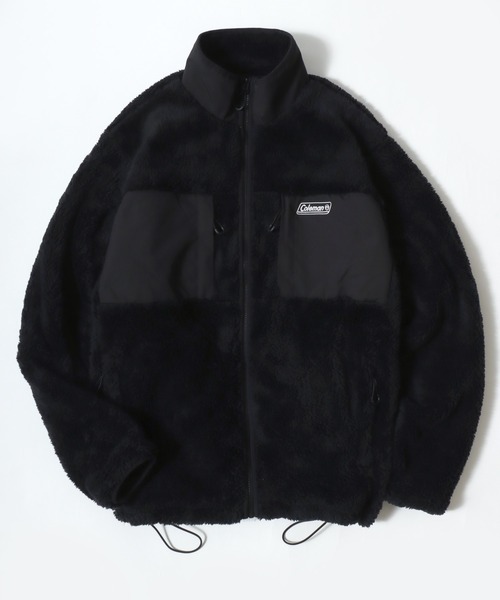 2025AW Coleman/コールマン ボアフリース 切替 スタンドブルゾン