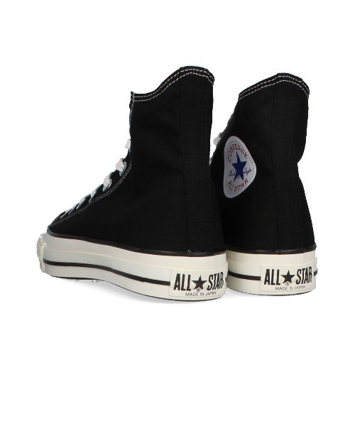 CONVERSE(コンバース)の「CONVERSE CANVAS ALL STAR J HI -MADE IN JAPAN- / コンバース キャンバス オールスター J HI -日本製- / 32067961(スニーカー・メンズ・ブラック×ホワイト・25cm/25.5cm/24.5cm/24cm/23.5cm/23cm/27cm/26.5cm/26cm/30cm/29cm/27.5cm/28cm)」の5枚目の写真