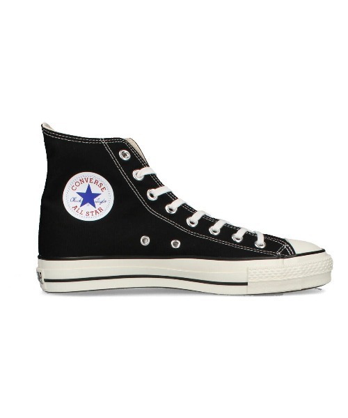 CONVERSE(コンバース)の「CONVERSE CANVAS ALL STAR J HI -MADE IN JAPAN- / コンバース キャンバス オールスター J HI -日本製- / 32067961(スニーカー・メンズ・ブラック×ホワイト・25cm/25.5cm/24.5cm/24cm/23.5cm/23cm/27cm/26.5cm/26cm/30cm/29cm/27.5cm/28cm)」の2枚目の写真