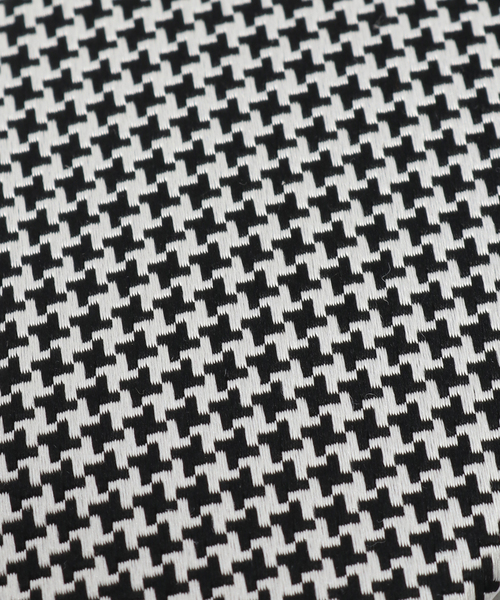 EDIFICE(エディフィス)の「AX ハウンドトゥースタイ(ネクタイ・メンズ・チャコールグレー・FREE)」の4枚目の写真