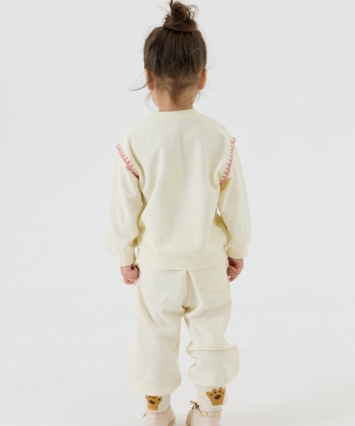 moimoln(モイモルン)の「キャットジョガーパンツ(その他パンツ・キッズ・クリーム・90cm/100cm/110cm/120cm)」の5枚目の写真