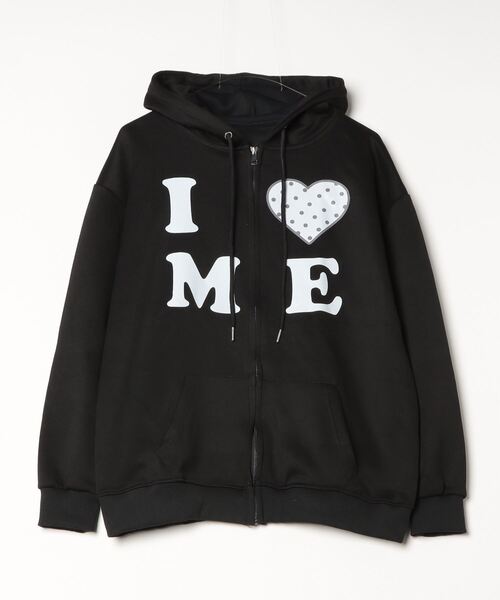 gossip！ロサンゼルス（ゴシップロサンゼルス）の「【秋冬新作】   ドット フード スウェット パーカー Y2K（パーカー・レディース・ブラック・FREE）」の3枚目の写真