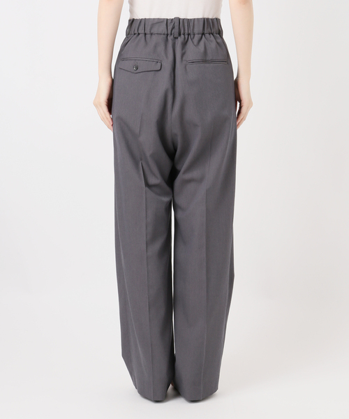 B.C STOCK（ベーセーストック）の「手洗い可 / 吸湿発熱 / ウースティッドウールライクトラウザー（スラックス・レディース・チャコールグレー/ベージュ・SMALL/MEDIUM）」の16枚目の写真