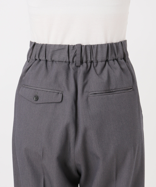 B.C STOCK（ベーセーストック）の「手洗い可 / 吸湿発熱 / ウースティッドウールライクトラウザー（スラックス・レディース・チャコールグレー/ベージュ・SMALL/MEDIUM）」の19枚目の写真