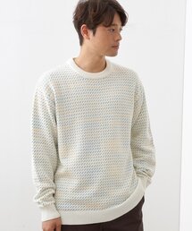 バーズアイグラデーションニット 洗濯機OK/ユニセックスでおすすめ!