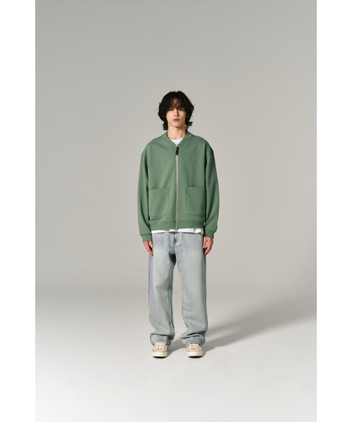 HISHANDER（ヒズハンダー）の「C-2 JACKET SAGE GREEN（スタジャン・メンズ・その他・2/3/1）」の5枚目の写真
