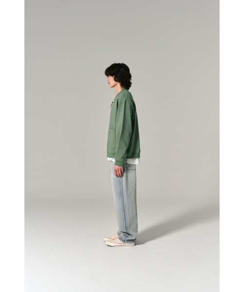 HISHANDER（ヒズハンダー）の「C-2 JACKET SAGE GREEN（スタジャン・メンズ・その他・2/3/1）」の7枚目の写真