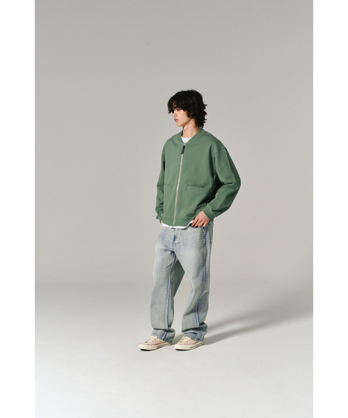 HISHANDER（ヒズハンダー）の「C-2 JACKET SAGE GREEN（スタジャン・メンズ・その他・2/3/1）」の9枚目の写真
