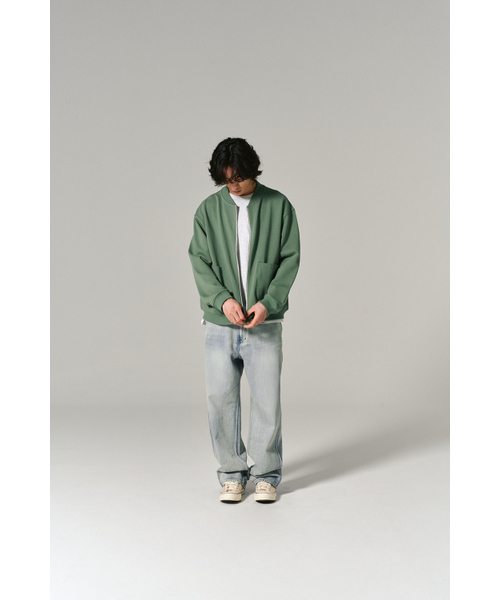 HISHANDER（ヒズハンダー）の「C-2 JACKET SAGE GREEN（スタジャン・メンズ・その他・2/3/1）」の10枚目の写真