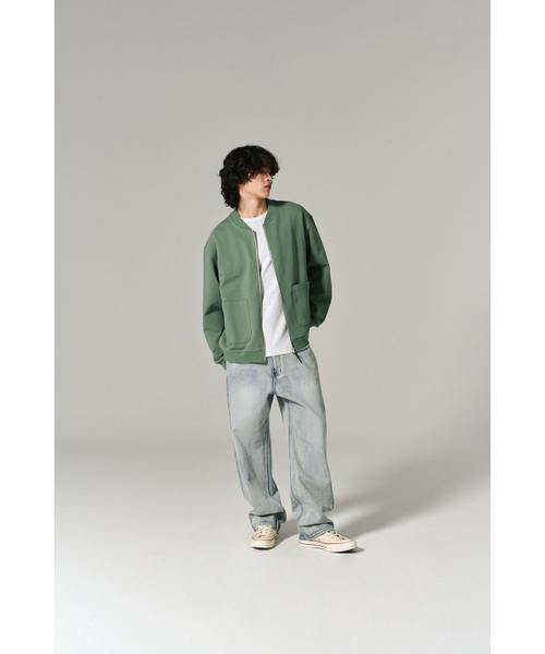 HISHANDER（ヒズハンダー）の「C-2 JACKET SAGE GREEN（スタジャン・メンズ・その他・2/3/1）」の11枚目の写真