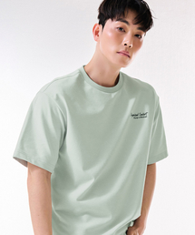 男性モダンレタリング半袖Tシャツ-DBRK5815D0S