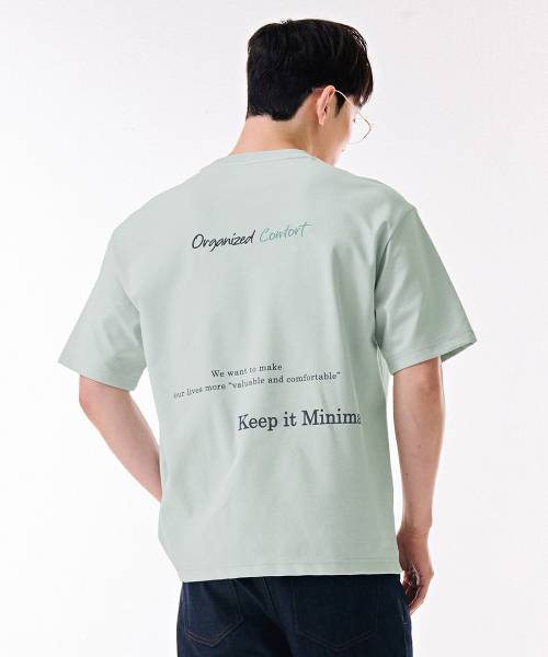 CHASECULT(チェイスカルト)の「男性モダンレタリング半袖Tシャツ-DBRK5815D0S(Tシャツ/カットソー・メンズ・ミント・100/95/105/110)」の4枚目の写真
