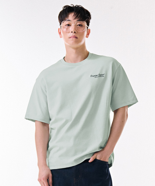 CHASECULT(チェイスカルト)の「男性モダンレタリング半袖Tシャツ-DBRK5815D0S(Tシャツ/カットソー・メンズ・ミント・100/95/105/110)」の5枚目の写真