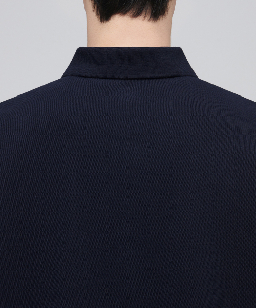 MUSINSA STANDARD（ムシンサスタンダード）の「リラックスフィットピケポロシャツ[ネイビー]（ポロシャツ・メンズ・その他・SMALL/MEDIUM/LARGE/X-LARGE/XX-LARGE）」の4枚目の写真