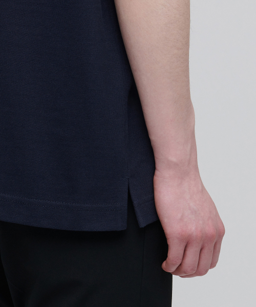 MUSINSA STANDARD（ムシンサスタンダード）の「リラックスフィットピケポロシャツ[ネイビー]（ポロシャツ・メンズ・その他・SMALL/MEDIUM/LARGE/X-LARGE/XX-LARGE）」の6枚目の写真