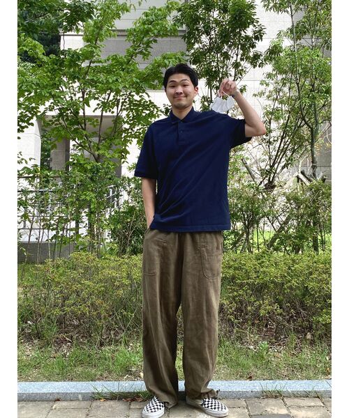 MUSINSA STANDARD（ムシンサスタンダード）の「リラックスフィットピケポロシャツ[ネイビー]（ポロシャツ・メンズ・その他・SMALL/MEDIUM/LARGE/X-LARGE/XX-LARGE）」の7枚目の写真