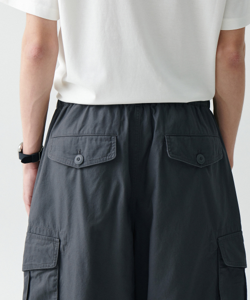MUSINSA STANDARD（ムシンサスタンダード）の「[シティレジャー] ワイドベルトカーゴパンツ [グレー]（その他パンツ・メンズ・その他・38/40/42/27/29/31/26/28/30/32/34/36）」の7枚目の写真