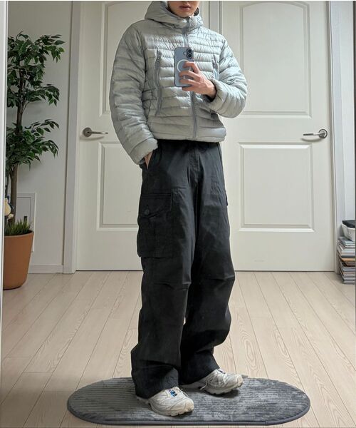 MUSINSA STANDARD（ムシンサスタンダード）の「[シティレジャー] ワイドベルトカーゴパンツ [グレー]（その他パンツ・メンズ・その他・38/40/42/27/29/31/26/28/30/32/34/36）」の12枚目の写真