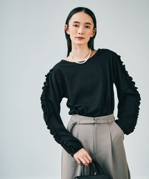 【入卒式/セレモニー】カット袖フリルプルオーバー 601004