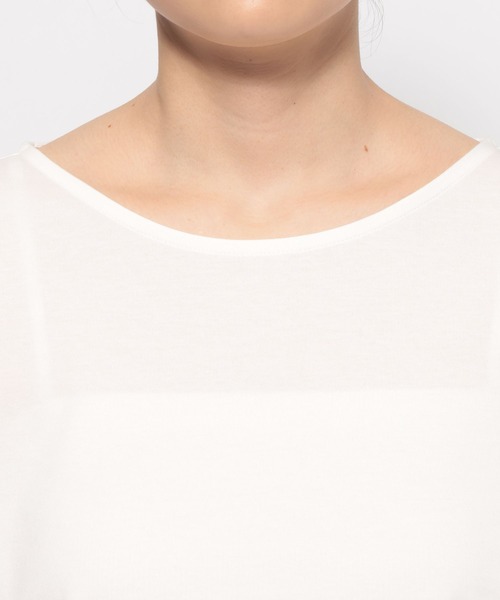 LEPSIM（レプシィム）の「【入卒式／セレモニー】カット袖フリルプルオーバー　601004（Tシャツ/カットソー・レディース・オフホワイト/ブラック・FREE）」の6枚目の写真