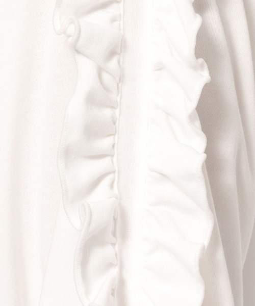LEPSIM（レプシィム）の「【入卒式／セレモニー】カット袖フリルプルオーバー　601004（Tシャツ/カットソー・レディース・オフホワイト/ブラック・FREE）」の10枚目の写真