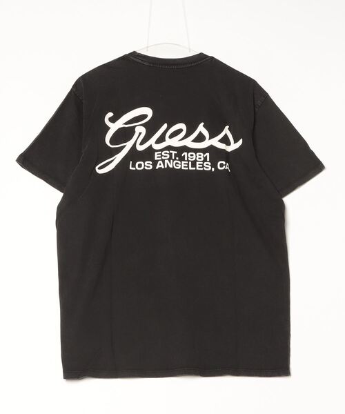 Guess（ゲス）の「Short Sleeves Bsc Script Logo Tee Tシャツ（Tシャツ/カットソー・メンズ・ネイビー/ブルー/ブラック/ホワイト・MEDIUM/LARGE/X-LARGE/SMALL）」の17枚目の写真