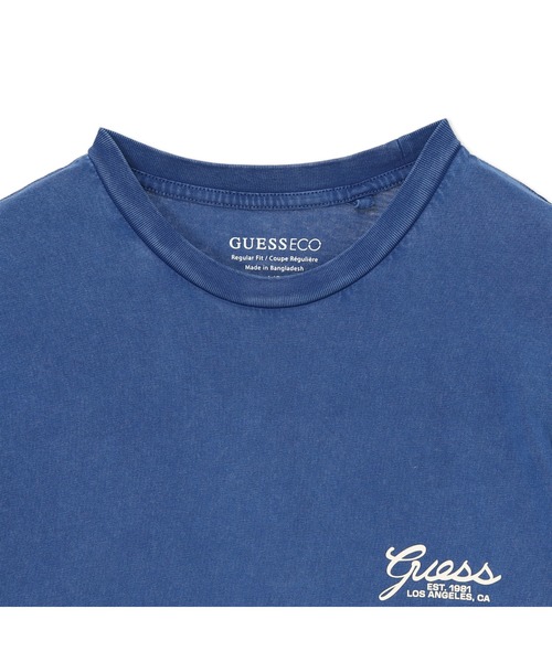 Guess（ゲス）の「Short Sleeves Bsc Script Logo Tee Tシャツ（Tシャツ/カットソー・メンズ・ネイビー/ブルー/ブラック/ホワイト・MEDIUM/LARGE/X-LARGE/SMALL）」の11枚目の写真
