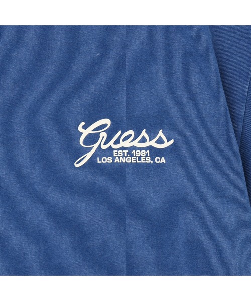 Guess（ゲス）の「Short Sleeves Bsc Script Logo Tee Tシャツ（Tシャツ/カットソー・メンズ・ネイビー/ブルー/ブラック/ホワイト・MEDIUM/LARGE/X-LARGE/SMALL）」の12枚目の写真