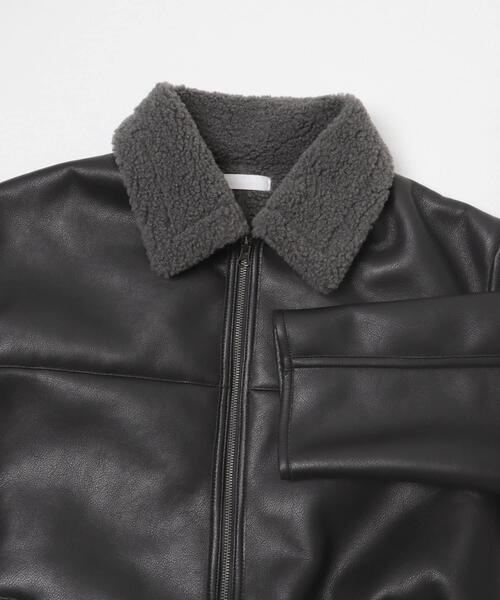 SENSE OF PLACE by URBAN RESEARCH(センスオブプレイスバイアーバンリサーチ)の「アソートボアブルゾン(ブルゾン・メンズ・ブラック/ブラック系その他/グレー・LARGE/MEDIUM)」の10枚目の写真