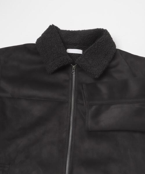 SENSE OF PLACE by URBAN RESEARCH(センスオブプレイスバイアーバンリサーチ)の「アソートボアブルゾン(ブルゾン・メンズ・ブラック/ブラック系その他/グレー・LARGE/MEDIUM)」の20枚目の写真