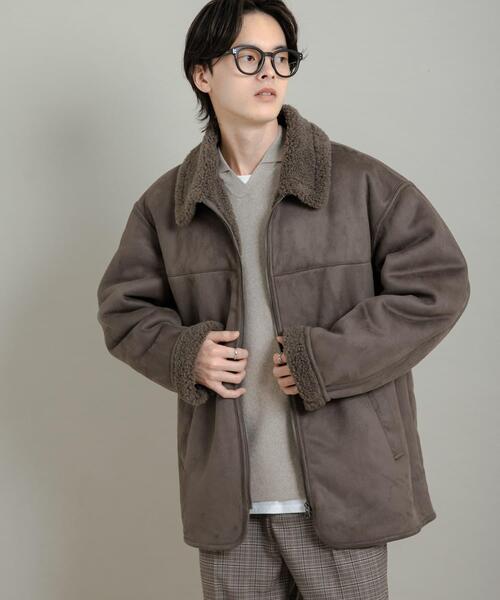 SENSE OF PLACE by URBAN RESEARCH（センスオブプレイスバイアーバンリサーチ）の「アソートボアブルゾン（ブルゾン・メンズ・ブラック/ブラック系その他/グレー・LARGE/MEDIUM）」の22枚目の写真