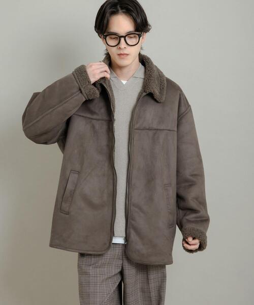 SENSE OF PLACE by URBAN RESEARCH（センスオブプレイスバイアーバンリサーチ）の「アソートボアブルゾン（ブルゾン・メンズ・ブラック/ブラック系その他/グレー・LARGE/MEDIUM）」の21枚目の写真